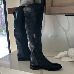 Sleek Black Over the Knee Boots
